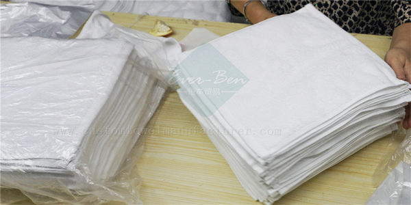 China Bulk Custom White cotton soft towel manufacturer